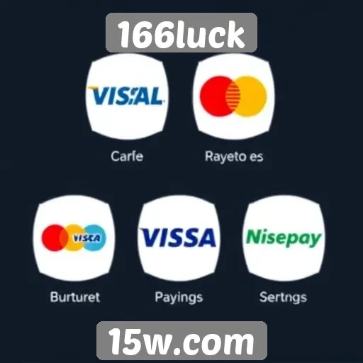 Métodos de pagamento oferecidos pelo 166luck